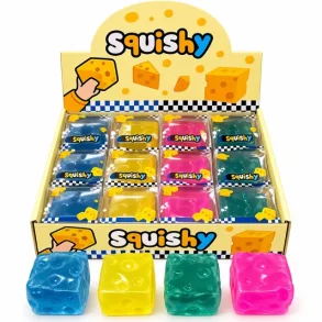 Cheese Vaseline Ost Stressbold 5 cm Assorteret