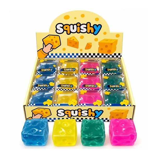 Cheese Vaseline Ost Stressbold 5 cm Assorteret