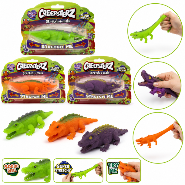 Creepsterz Stretch-i-Mals � Stretchdyr med Sandfyld � Assorterede Modeller