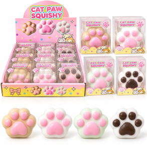 Crunch Cat Paw Vaseline Crunch Stressbold 9 cm Assorteret
