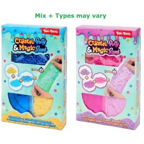 Crystal Putty & Magic Sand � Assorterede farver