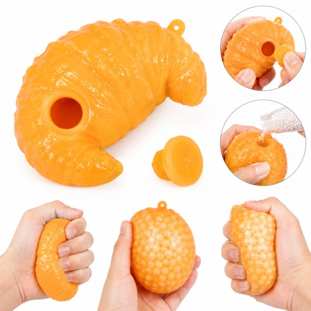 DIY Croissant Stressbold � Fyld Selv Din Egen Croissant Squishy