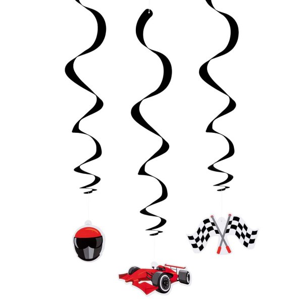 Deco Swirls Racing 3 Stk