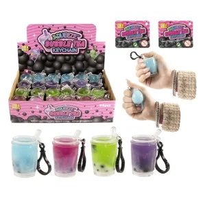 Squeeze Bubble Tea med Nglering 6,5 cm - 54 gram (Assorterede)