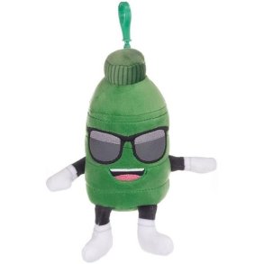 Energy Drink Plush Bagclip Gr�n � 13 cm