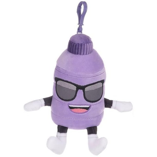 Energy Drink Plush Bagclip Lilla � 13 cm