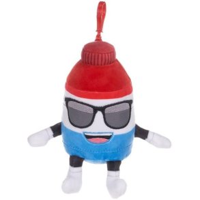 Energy Drink Plush Bagclip Stribet � 13 cm