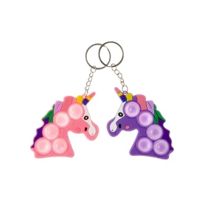 Enhj�rning Pop It N�glering 8 cm � Fidget Toy