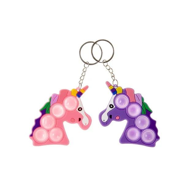 Enhj�rning Pop It N�glering 8 cm � Fidget Toy