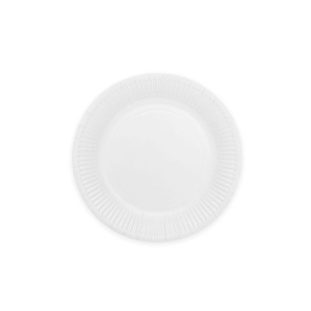 FSC Pappteller WEISS- 8Stück18cm