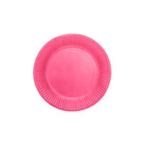 Fsc Paptallerkner Pink- 8 stk. 23 cm