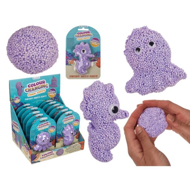 Farve skiftende Putty foam