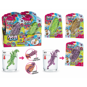 Farveskiftende Squishy Firben � Skifter Farve i Varmt Vand � Assorteret