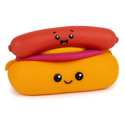 Fidget Hotdog &#150; 6 stk. Squishy Dele