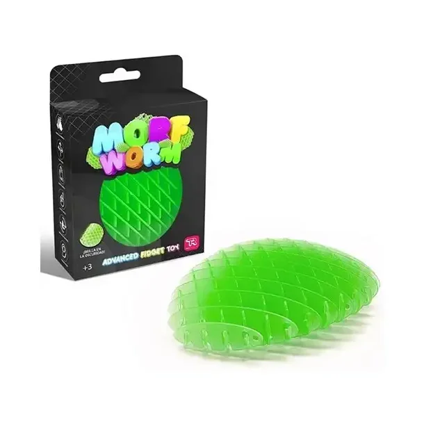 Fidget Magic Morf Worm- Grn