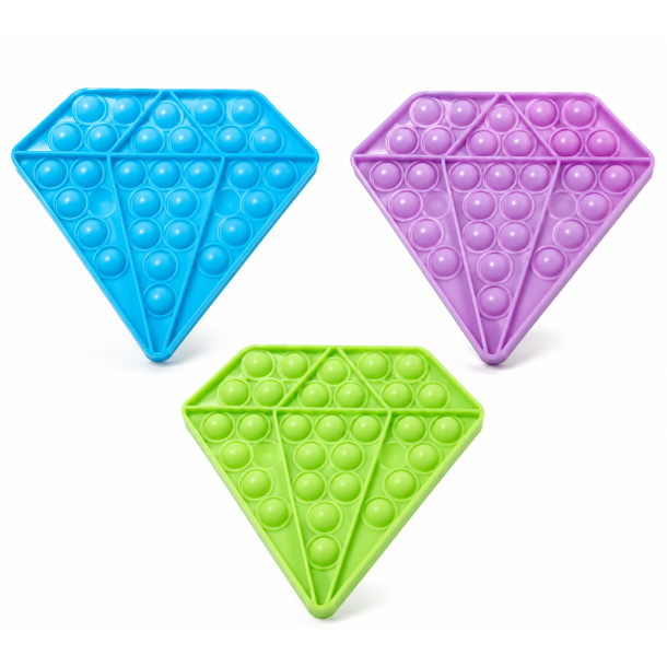 Fidget Pop It Diamant � 23,5 x 19,5 cm