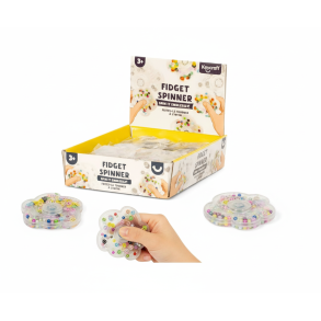 Fidget Spinner Sensory Toy  Farverig sansespinner med perler