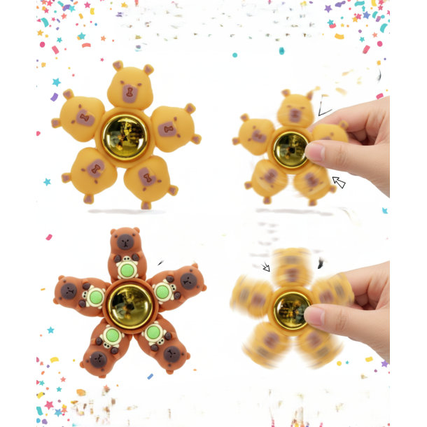 Fidget Spinner capybara 8 cm