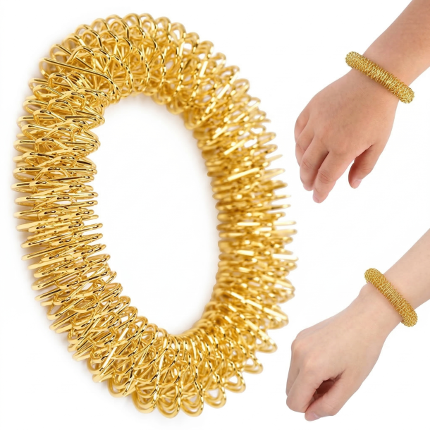 Fidget Toys Akupressur Armb�nd � Guld (Se Video)