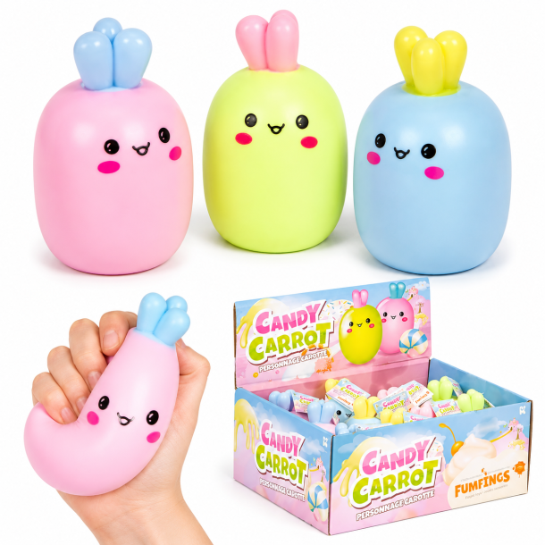 Fidget Toys: Candy Carrot Squishy � Sensorisk Fidget Toy