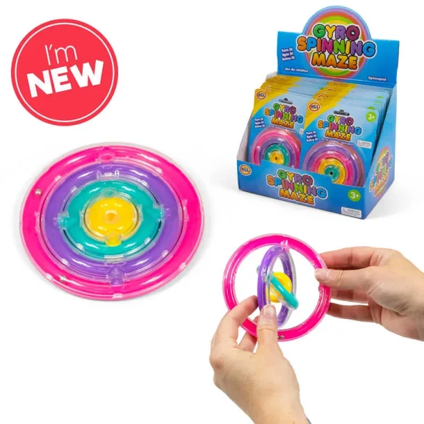 Fidget Toys: Gyro Spinning Maze