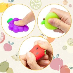 Fidget Toys: Squishy Buddie I Pose Frugt - 1stk (se video)