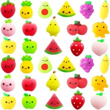 Fidget Toys: Squishy Buddie I Pose Frugt - 1stk (se video)
