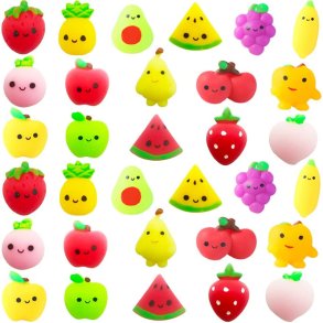 Fidget Toys: Squishy Buddie I Pose Frugt - 1stk (se video) 