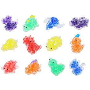 Fidget Toys: Squishy Buddie Dinosaur med Perler 5 cm - 1stk