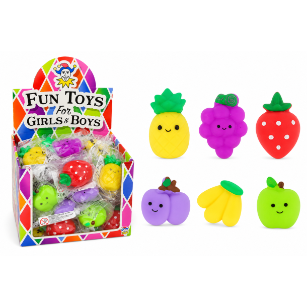 Fidget Toys: Squishy Buddie Fruit Assorted