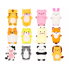 Fidget Toys: Squishy Buddie I Pose Assorterede Kawaii Figurer