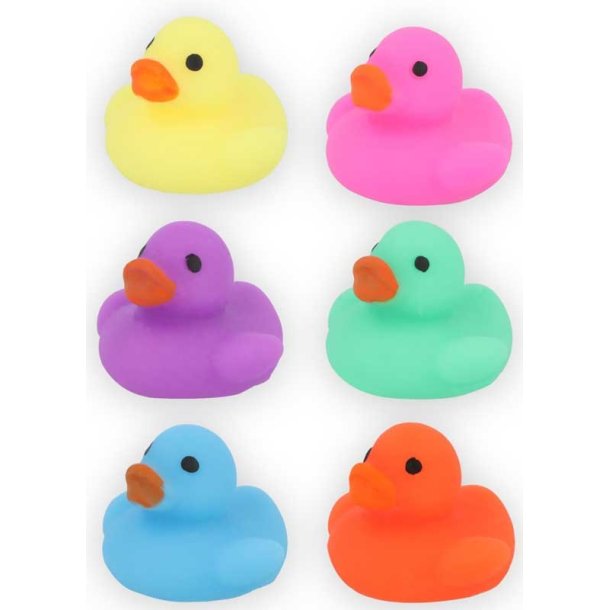 Fidget Toys: Squishy Buddie I Pose Squishy Duck 3,5 cm � Assorterede Farver