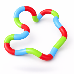 Fidget Toys: Tangles Bl� / Gr�n / R�d