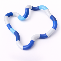 Fidget Toys: Tangles Bl� / Lysebl� / Hvid