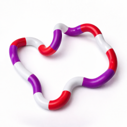Fidget Toys: Tangles Hvid / Lilla / R�d