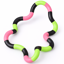 Fidget Toys: Tangles Lyser�d / Gr�n / Sort