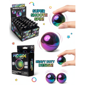 Fidgix spinning sphere  metal fidget kugle