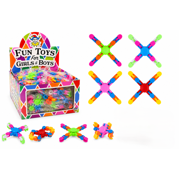 Finger Spinner 10,5 cm Assorted � Fleksibel Fidget Spinner