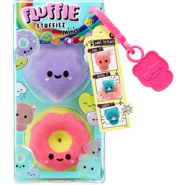 Fluffie Stuffiez Mini - Heart Candy and Donnut