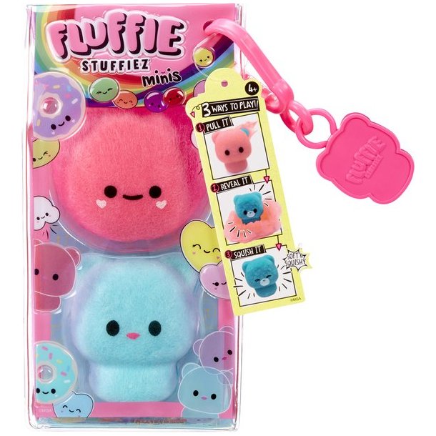 Fluffie Stuffiez Mini - Pink Candy and Blue Bear