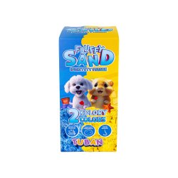 Fluffy Sand S�t � Bl� &amp; Gul 2 x 70 g 💙💛