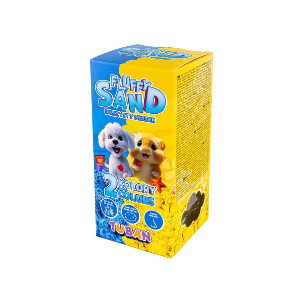 Fluffy Sand S�t � Bl� &amp; Gul 2 x 70 g 💙💛