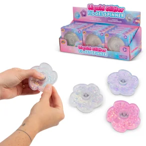 Flydende glitter fidget Spinner