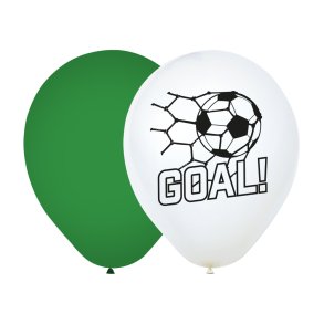 Fodbold Balloner 30 cm � Premium Latex til Helium & Luft (8 stk)