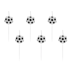 Fdselsdagslys  Fodbold (2,5 cm  6 stk)