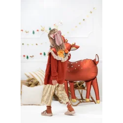 Folieballon  Rensdyr (mat, mix, 80 x 105 cm)