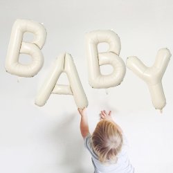 Folieballon Baby � Beige (140 x 43 cm)