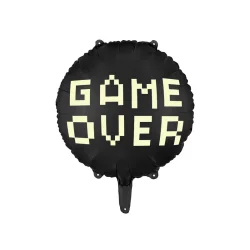Folieballon GAMER OVER  45 cm (Sort)