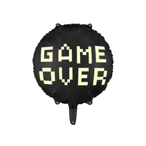 Folieballon GAMER OVER  45 cm (Sort)