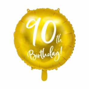 Folieballon Guld 90 �r (45 Cm)
